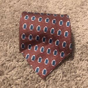 Ketch polka dot red tie